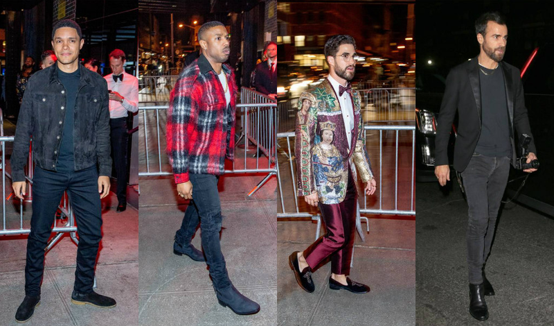 Illustration for article titled Rihanna Wore Pajamas!!! And Other Looks from the Met Ball Afterparties